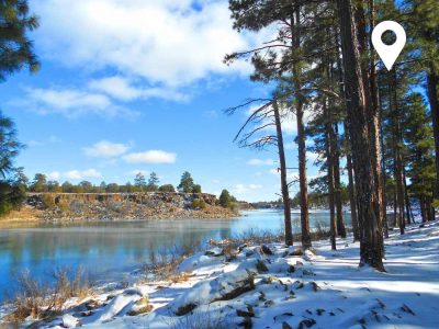 Snow in Show Low, Arizona